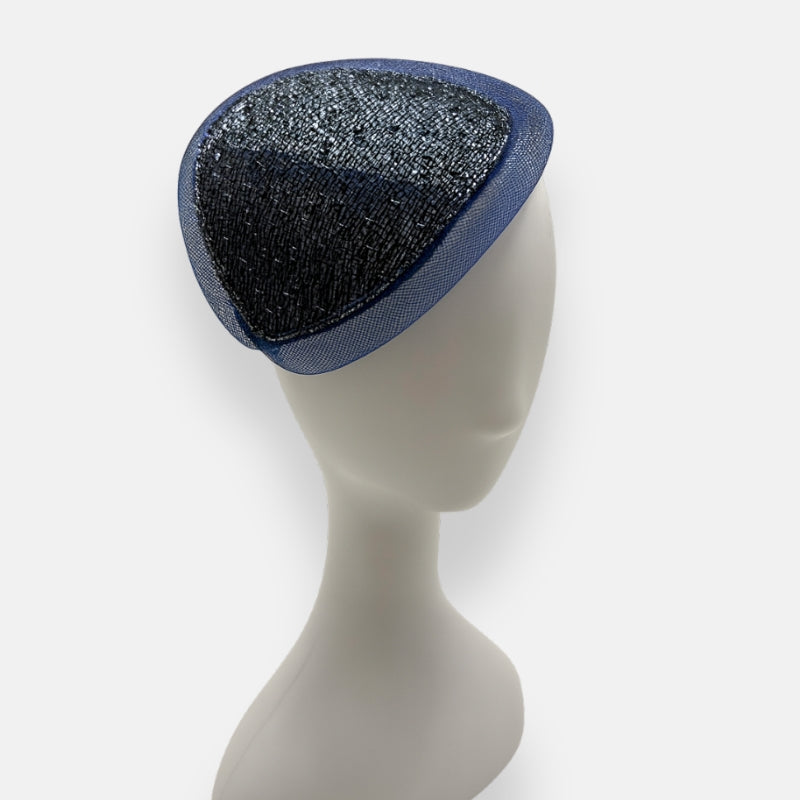 Beaded Fascinator with Rhinestones