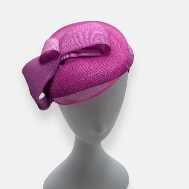 Horsehair Fascinator Hat with Bow Detail
