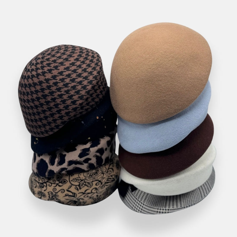 Wool Felt Sculpted Beret