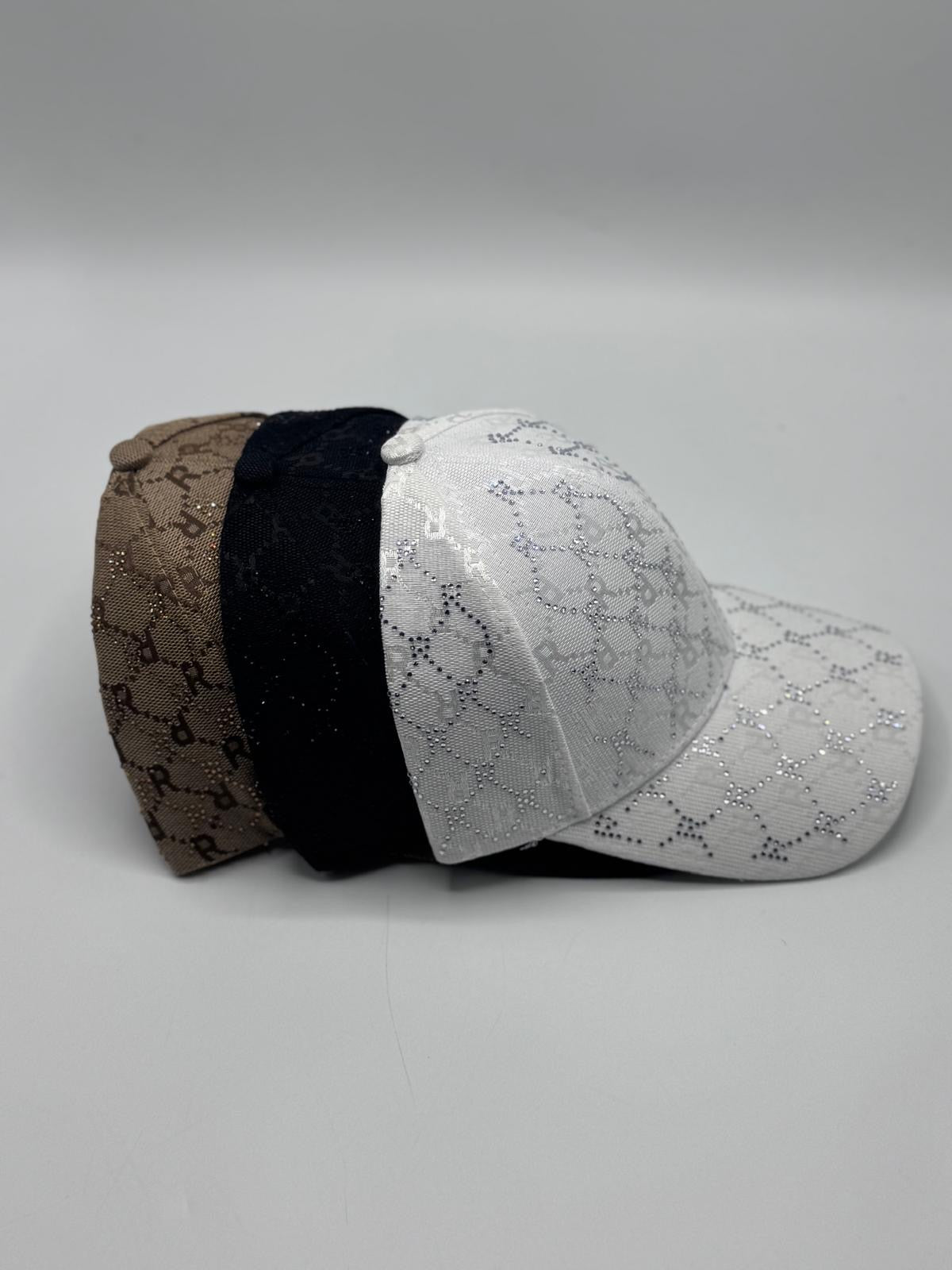 Monogram Rhinestone Baseball cap