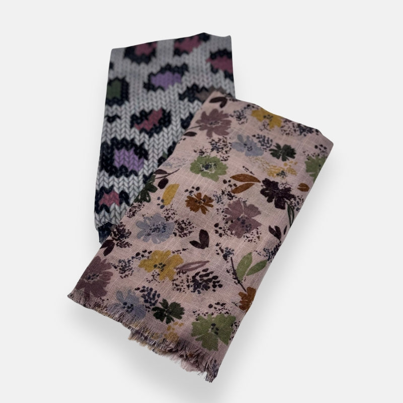 Square Patterned Headscarves