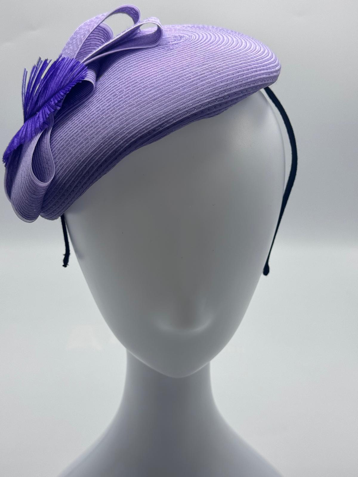 Lilac Horsehair Fascinator