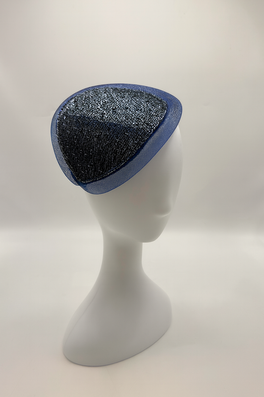 Beaded Fascinator with Rhinestones