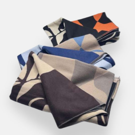 Bold Rose Print Scarf