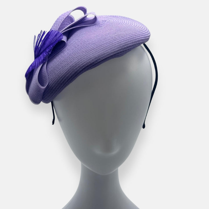 Lilac Horsehair Fascinator