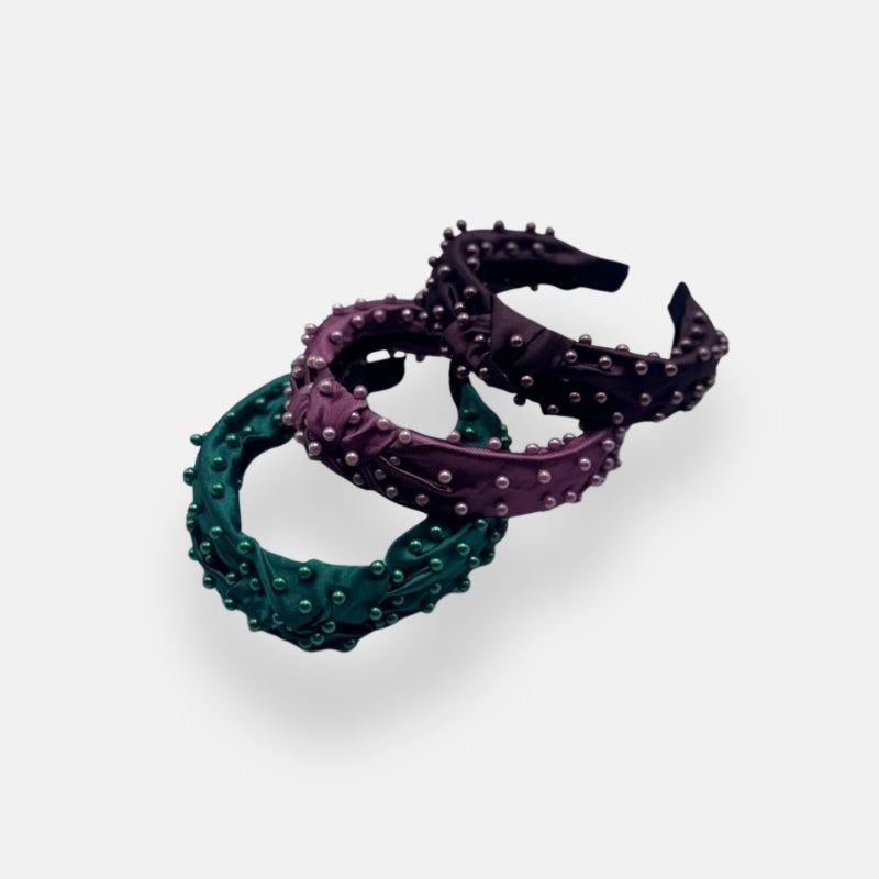 Colored Pearl Headband