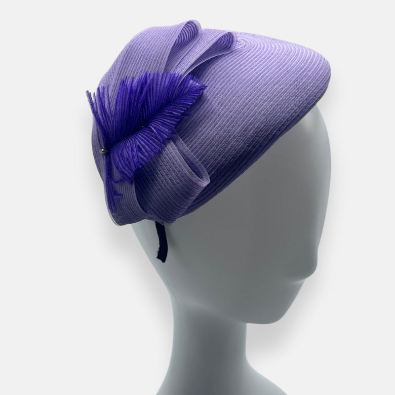 Lilac Horsehair Fascinator