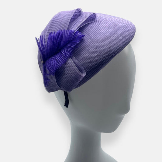Lilac Horsehair Fascinator