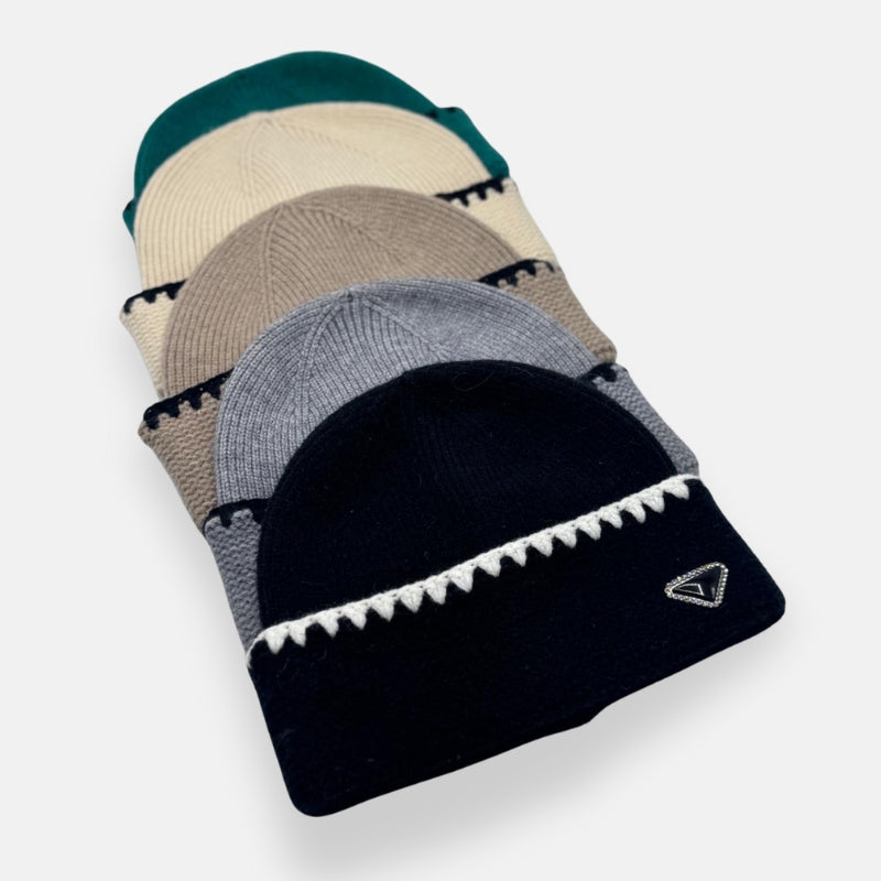 Trim Ribbed Beanie