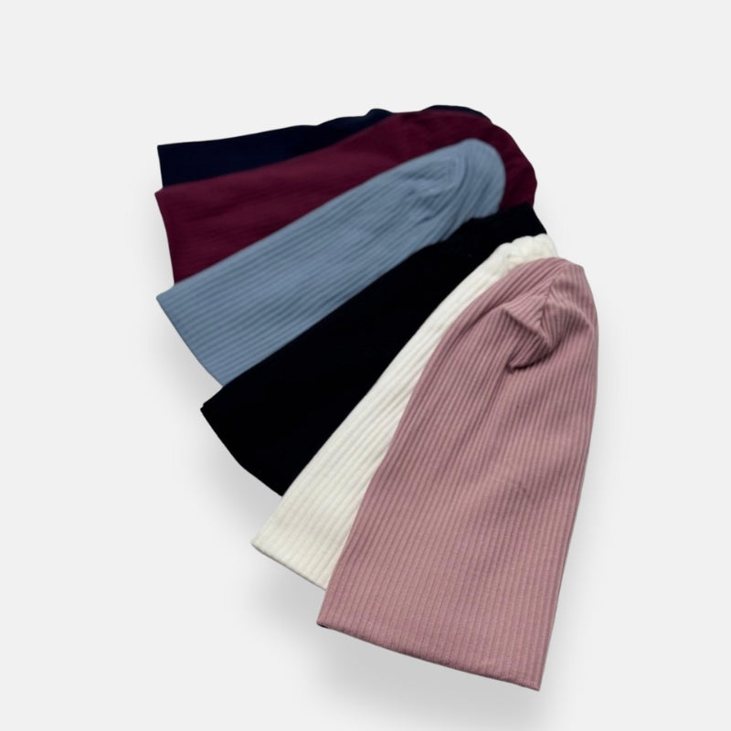 Plain Ribbed Beanie
