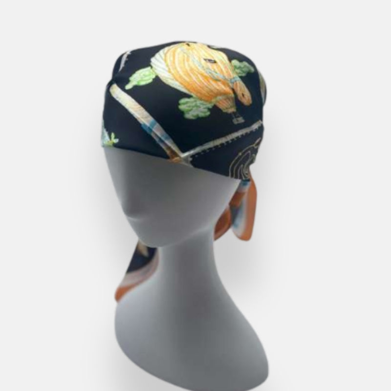 Printed Horse Illustration Scarf