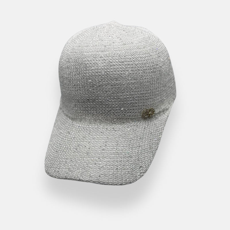 Textured Sequins Baseball Cap