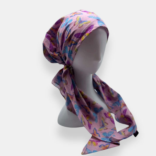 Butterfly Print Pretied Bandana