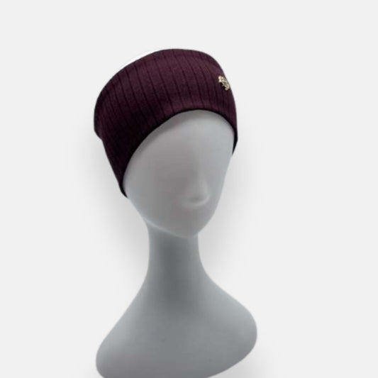 Ribbed Band With Rose Charm