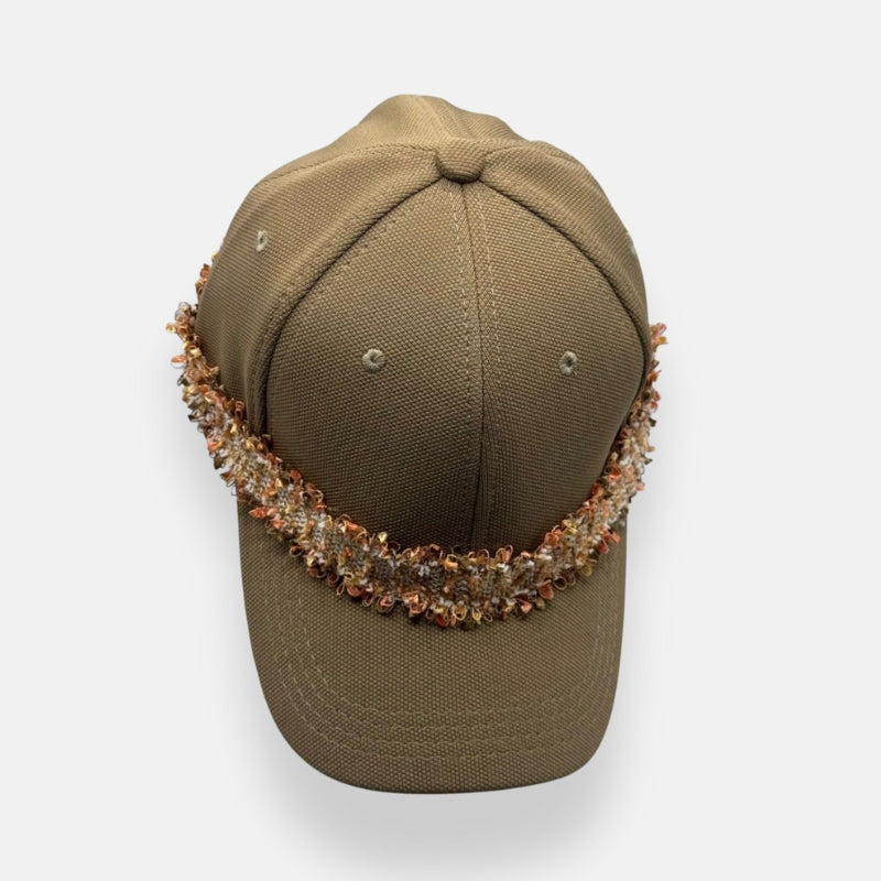 Textured Trim Baseball Cap
