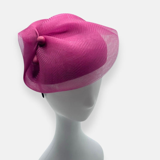Fuchsia Horsehair Fascinator