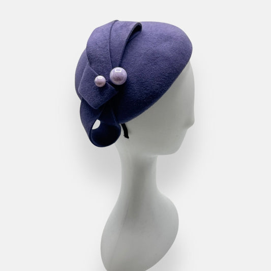 Fascinator With Pearl & Bow Detail