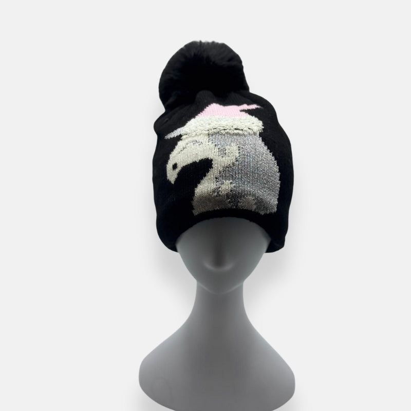 Unicorn Pom Pom Beanie