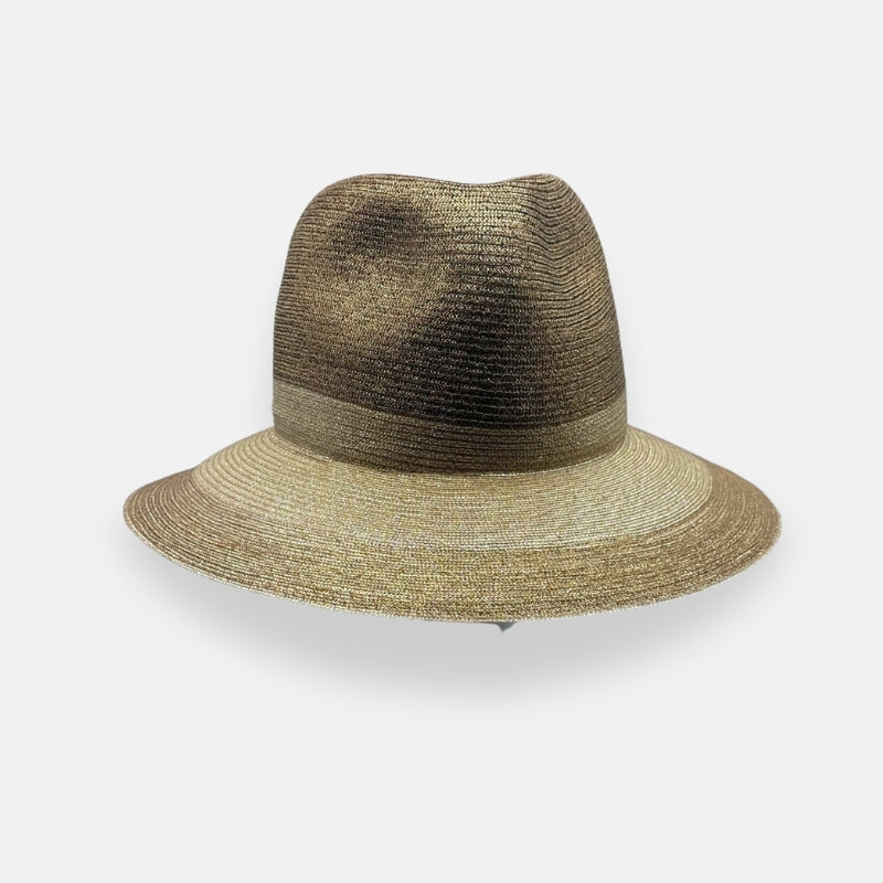 Two-Tone Straw Fedora