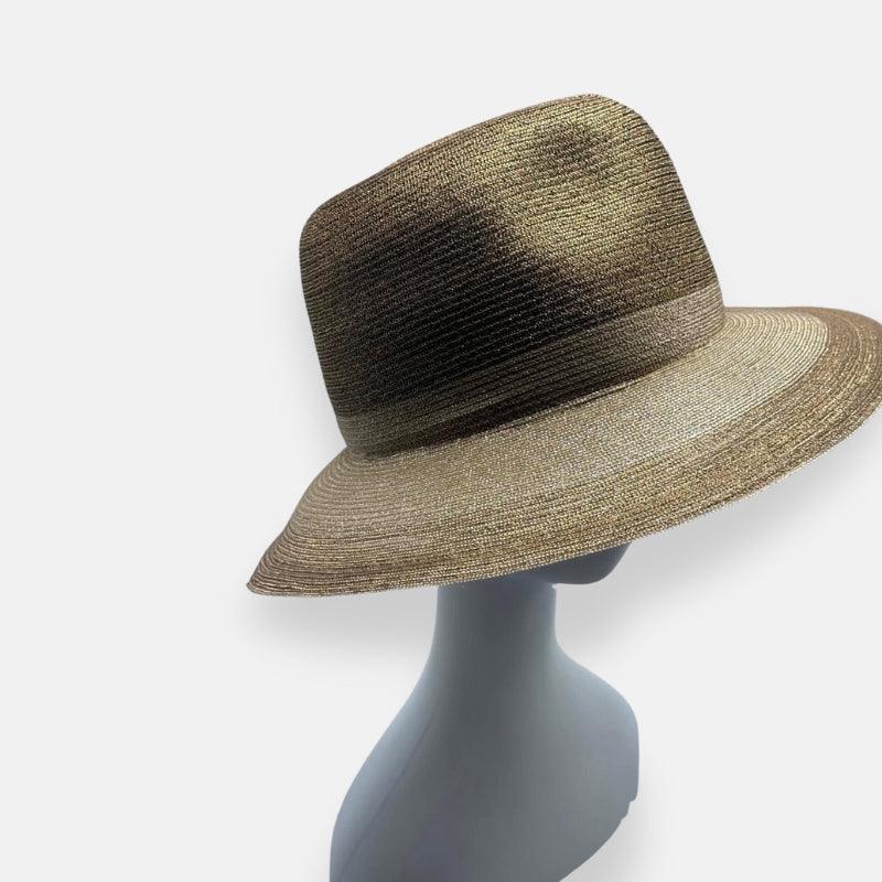 Two-Tone Straw Fedora