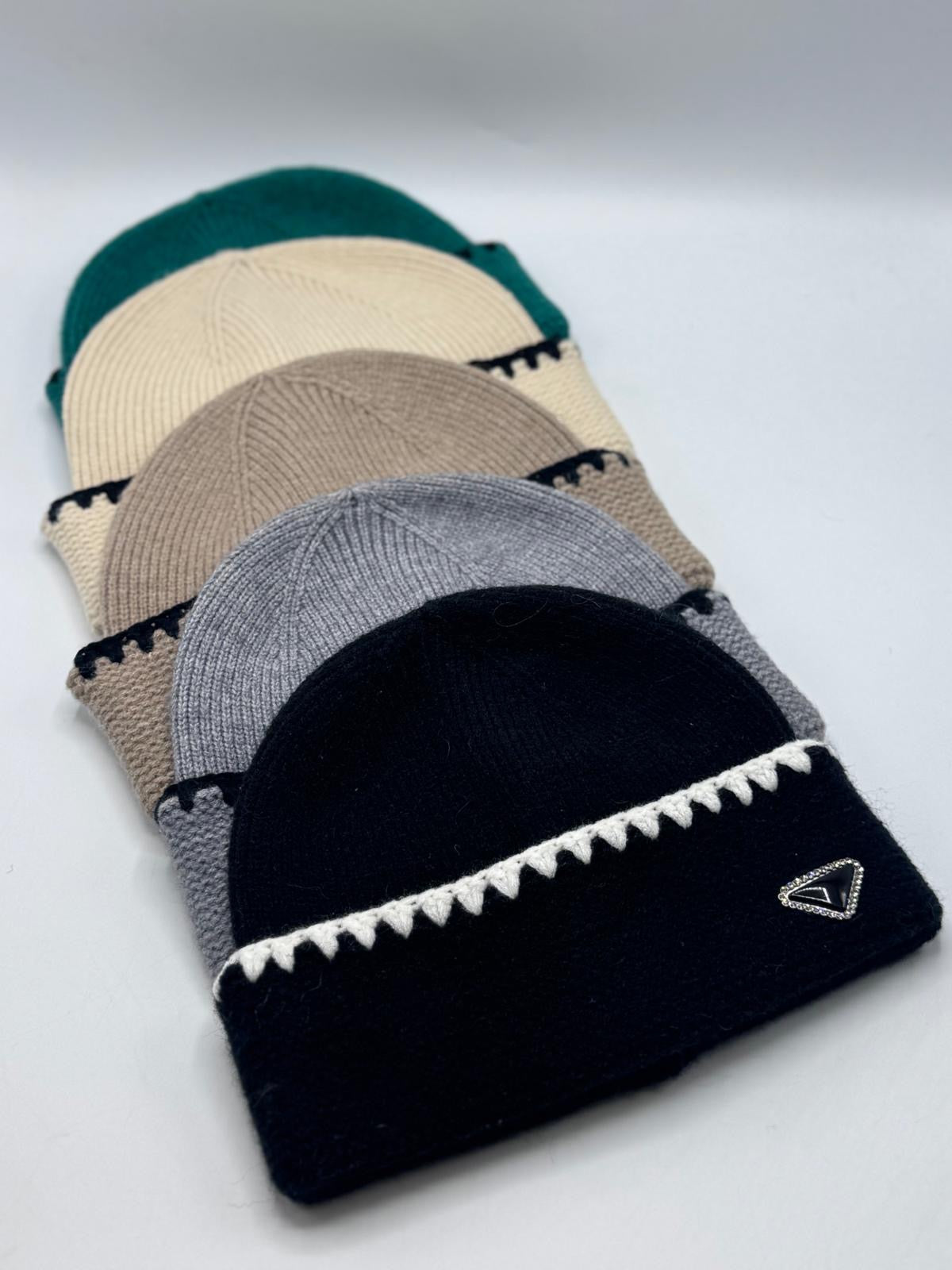 Trim Ribbed Beanie