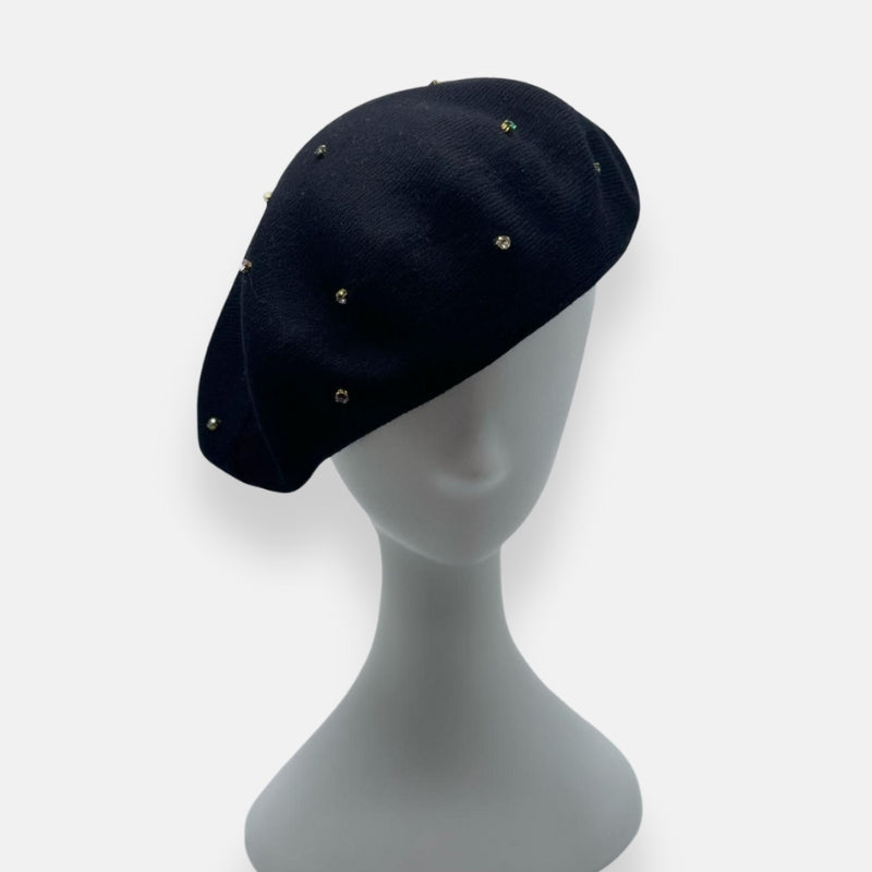 Gem-Stud Beret
