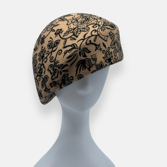 Wool Felt Sculpted Beret