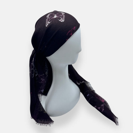 Multi Butterfly Headscarf