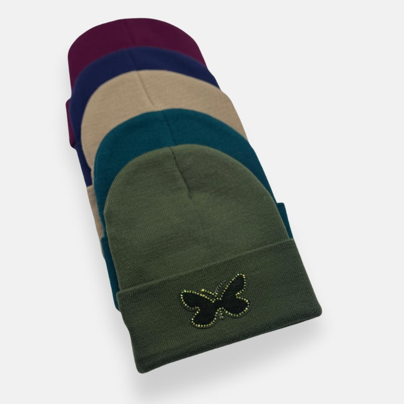 Butterfly Applique Beanie
