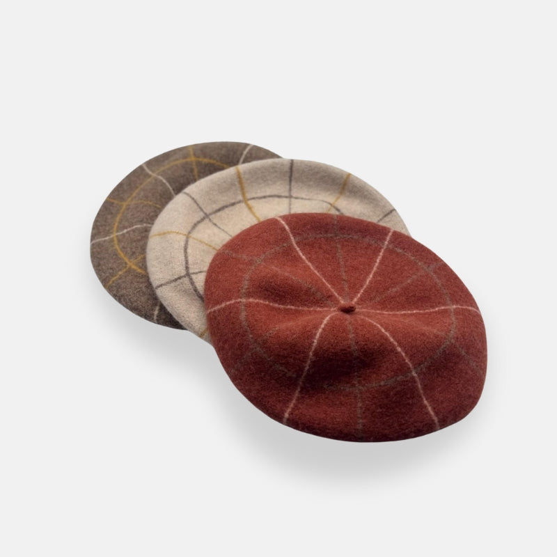Plaid Beret