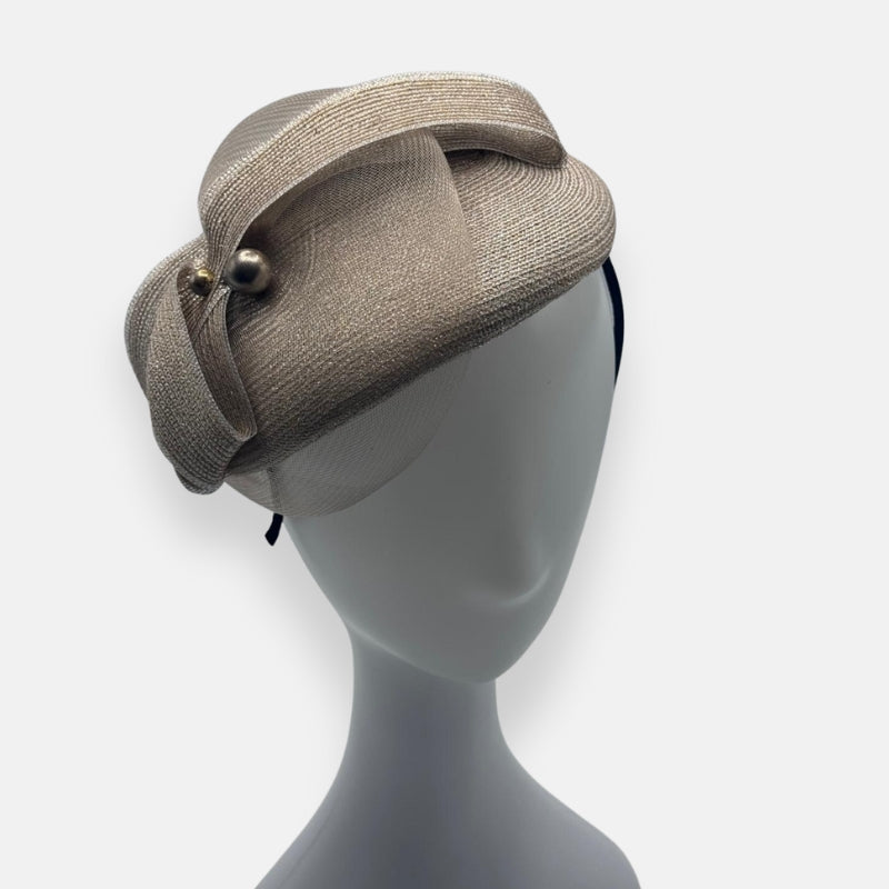 Champagne Horsehair Fascinator