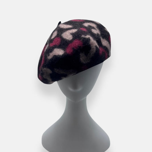 Leopard Print Beret