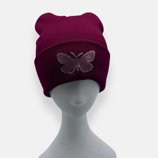 Butterfly Applique Beanie