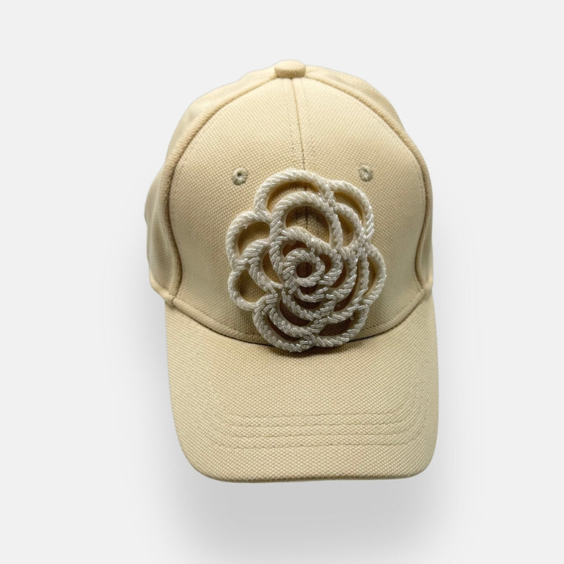 Beaded Flower Baseball Cap