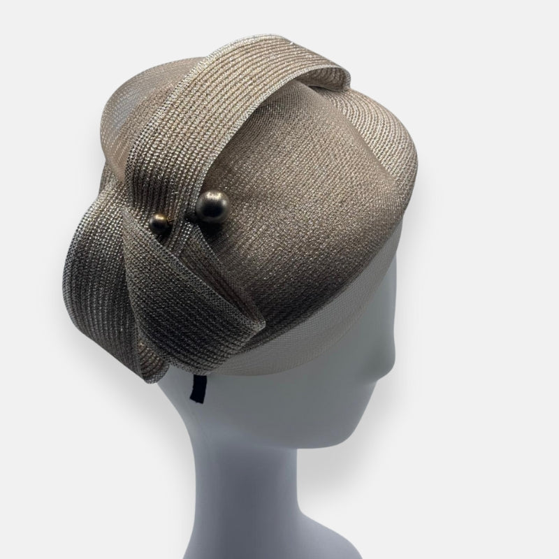 Champagne Horsehair Fascinator