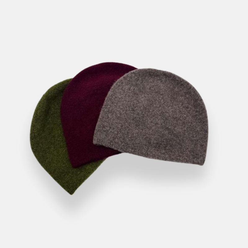 Wool-Blend Brushed Beanie