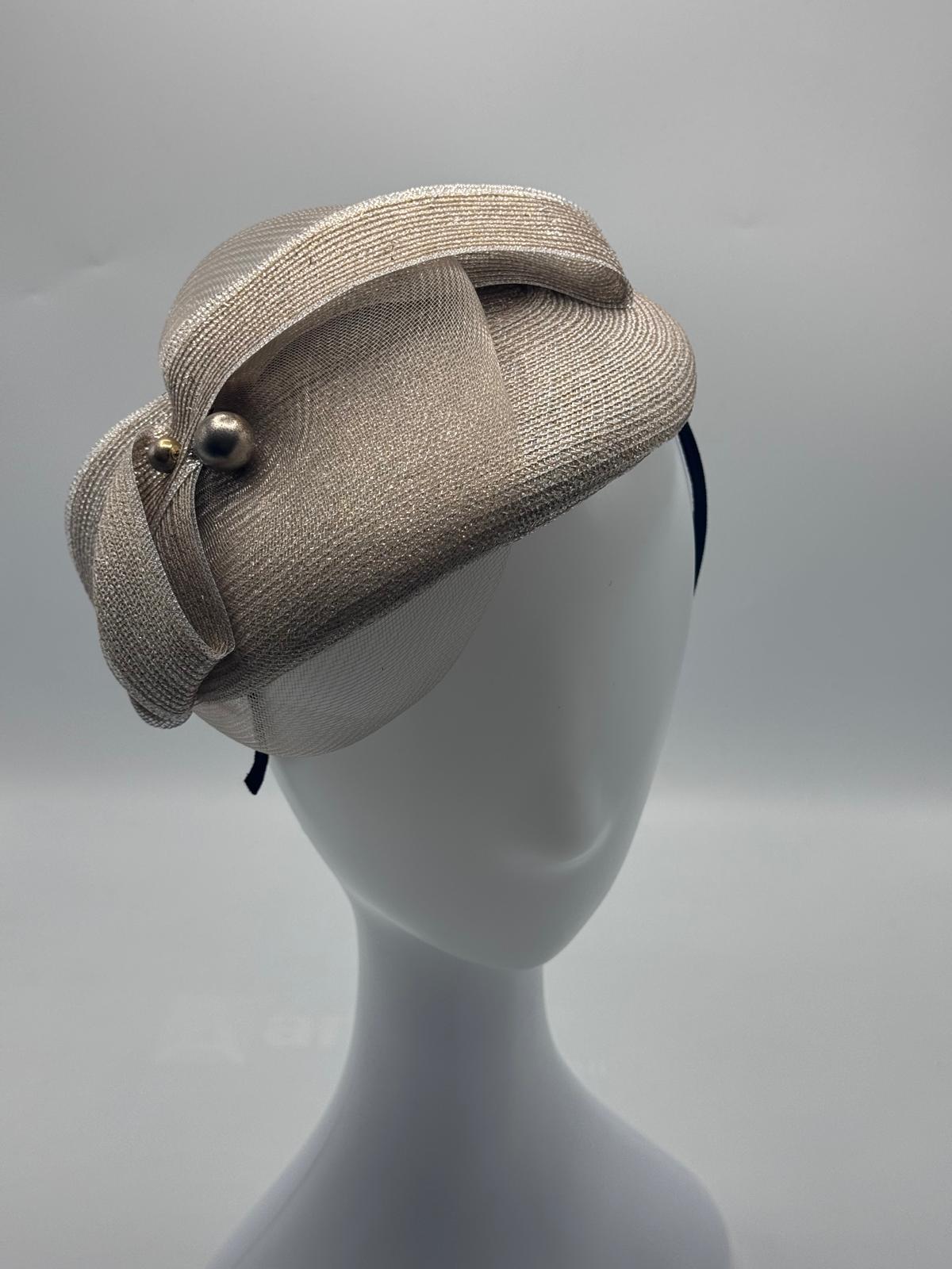 Champagne Horsehair Fascinator