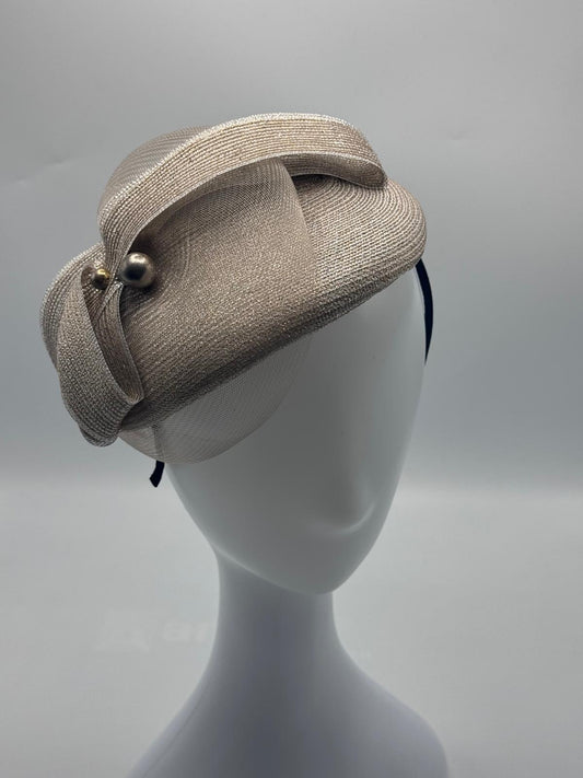 Champagne Horsehair Fascinator