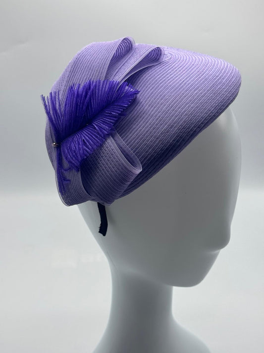 Lilac Horsehair Fascinator