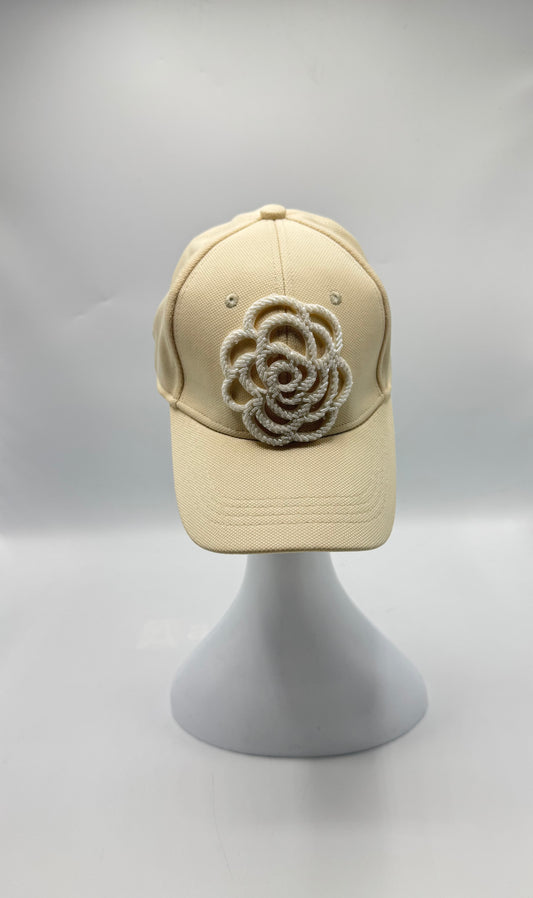 Beaded Flower Baseball Cap