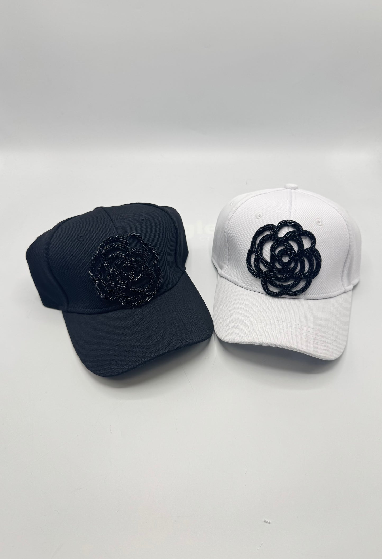Beaded Flower Baseball Cap