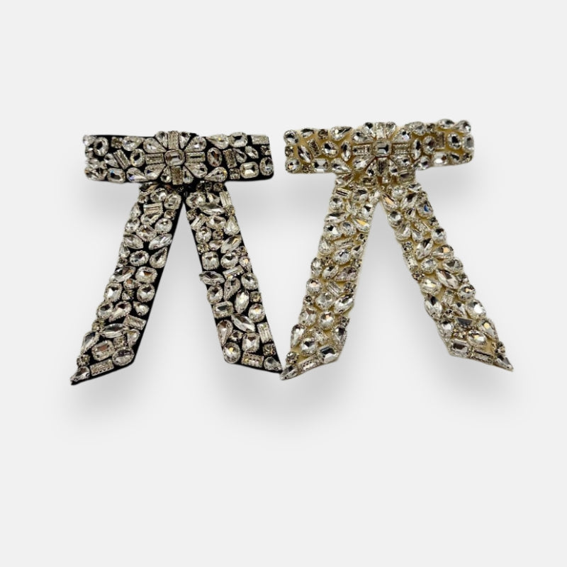 Crystal Bow Clip