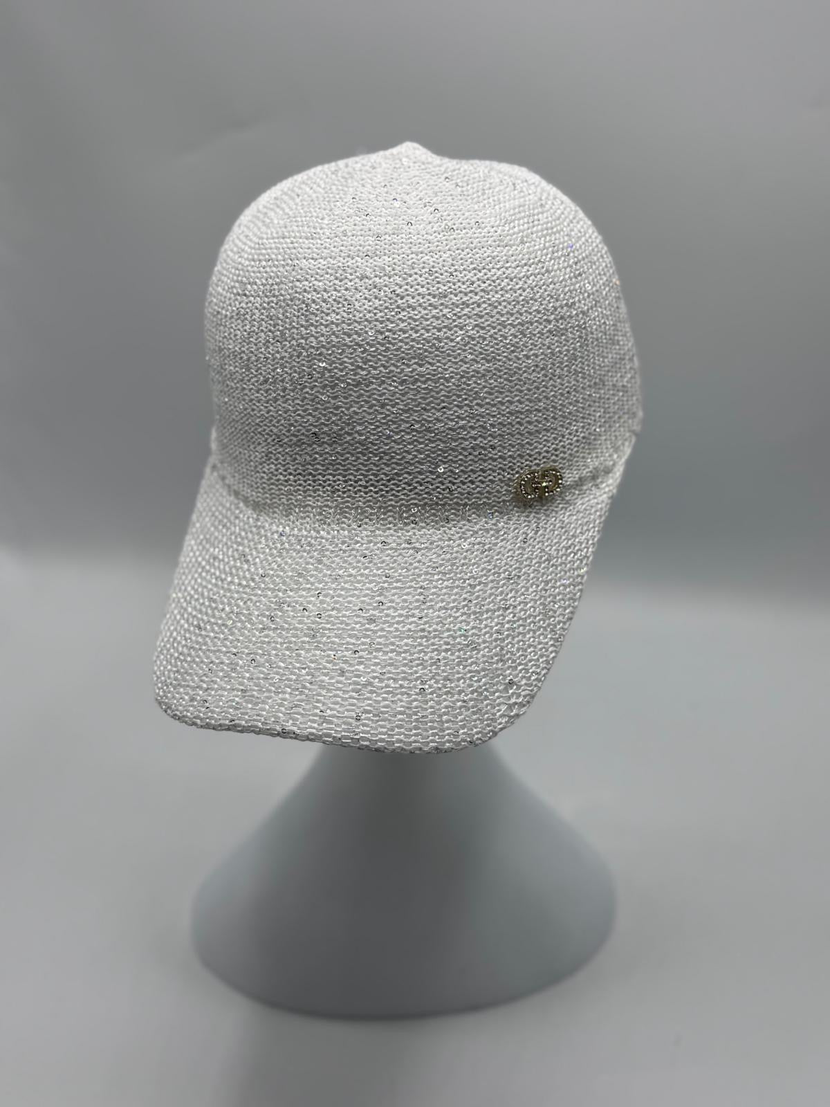 Textured Sequins Baseball Cap