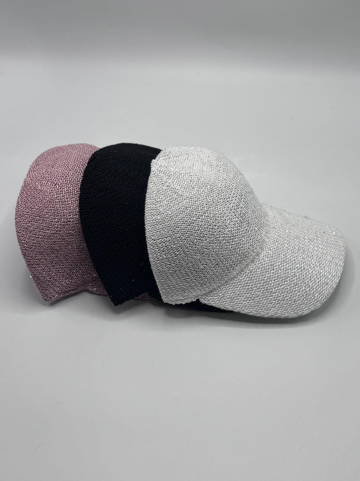 Textured Sequins Baseball Cap