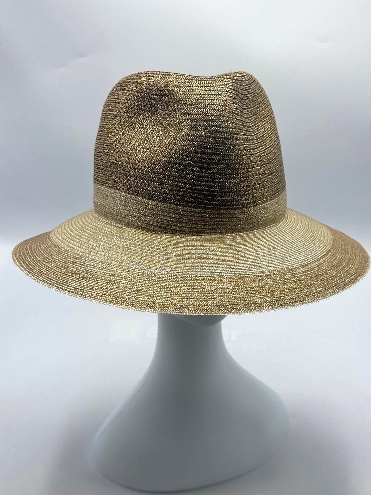 Two-Tone Straw Fedora