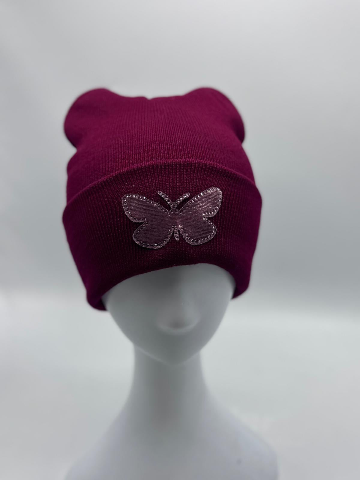 Butterfly Applique Beanie